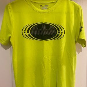 Boys Under Armour Heatgear Reflective Batman T-Shirt